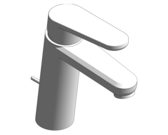 Revit, Bim, Store, Components, MEP, Object, Plumbing, Fixtures, METRIC, Grohe, Eurodisc, Basin, Mixer, 23049002