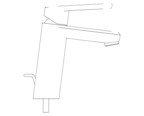 Revit, Bim, Store, Components, MEP, Object, Plumbing, Fixtures, METRIC, Grohe, Eurodisc, Basin, Mixer, 23049002