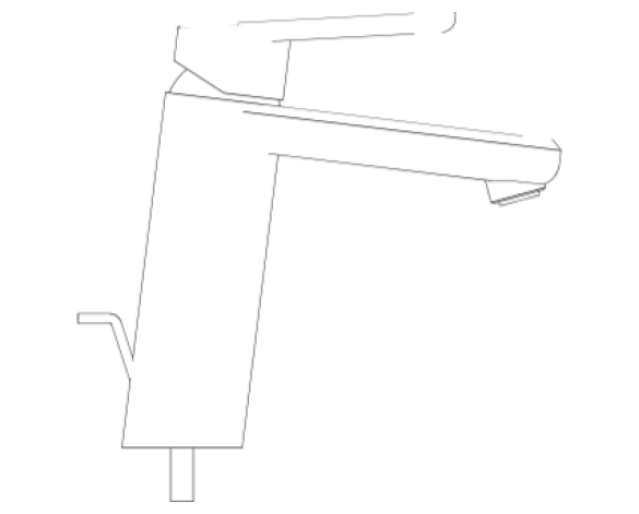 Revit, Bim, Store, Components, MEP, Object, Plumbing, Fixtures, METRIC, Grohe, Eurodisc, Basin, Mixer, 23049002