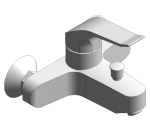 Product: Grohe Euroeco Single Lever Bath Mixer Wall Mounted - 26318001