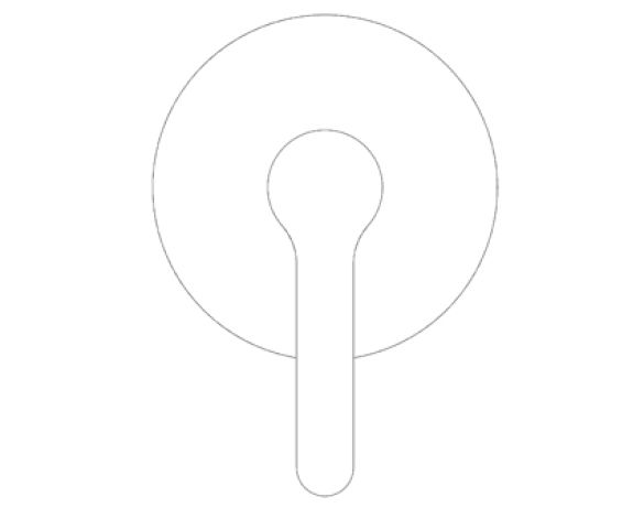 Revit, Bim, Store, Components, MEP, Object, Grohe, Plumbing, Fixtures, 14, METRIC, Euroeco, Special, Single, Lever, Shower, Mixer, Trim, 32784000