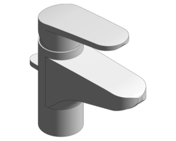 Revit, Bim, Store, Components, MEP, Object, Grohe, Plumbing, Fixtures, 14, METRIC, Europlus, Single, lever, Basin, Mixer, 33155002