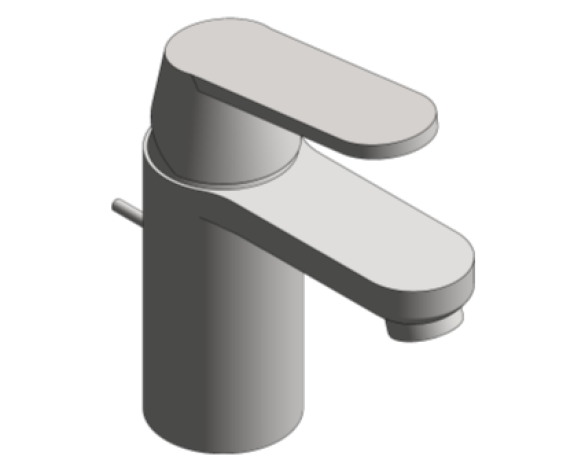 Revit, Bim, Store, Components, MEP, Object, Grohe, Plumbing, Fixtures, 14, METRIC, Eurosmart, Basin, Mixer, 32825000