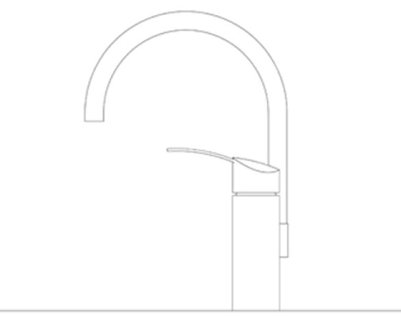 Revit, Bim, Store, Components, MEP, Object, Grohe, Plumbing, Fixtures, 14, METRIC, Eurosmart, OHM, Single, Lever, Sink, Mixer, High, Spout, 33202002