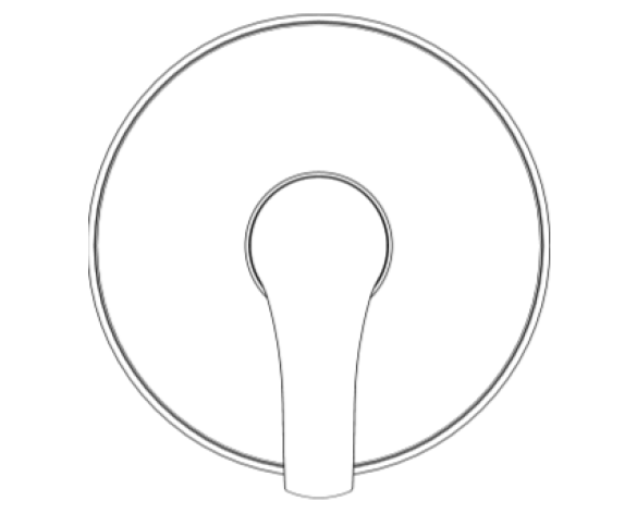Revit, Bim, Store, Components, MEP, Object, Grohe, Plumbing, Fixtures, 14, METRIC, Eurosmart, Pressure, Balance, Valve, Trimset, 19458002