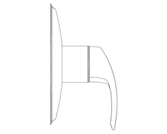 Revit, Bim, Store, Components, MEP, Object, Grohe, Plumbing, Fixtures, 14, METRIC, Eurosmart, Pressure, Balance, Valve, Trimset, 19458002