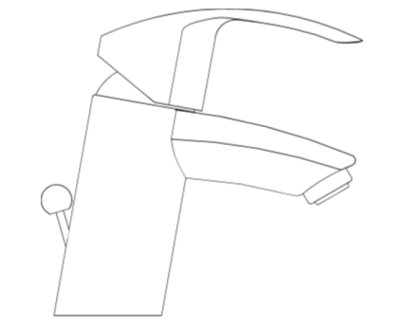 Revit, Bim, Store, Components, MEP, Object, Grohe, Plumbing, Fixtures, 14, METRIC, Eurosmart, Single, Lever, Basin, Mixer, S, Size, 32642002