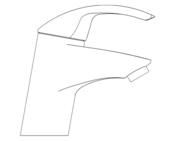 Revit, Bim, Store, Components, MEP, Object, Grohe, Plumbing, Fixtures, Eurosmart,Basin,mixer,1/2″,S-Size,32926002