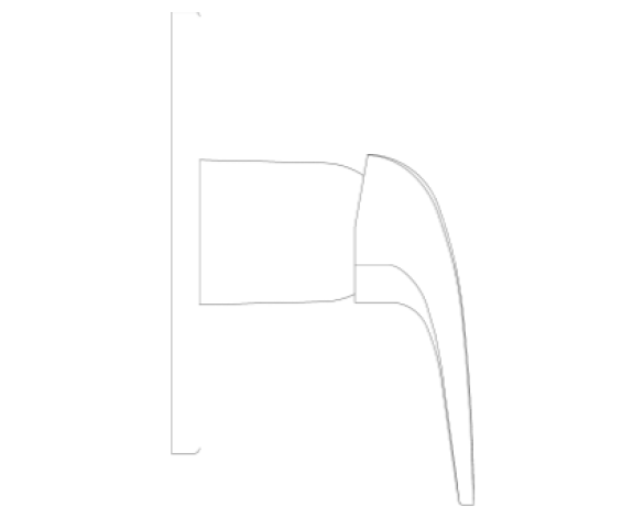 Images of Grohe Eurostyle Solid Lever Shower Mixer - 24046003