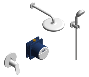 Product: Grohe Get Perfect Bundle Perfect Shower Set 210 - 25220001