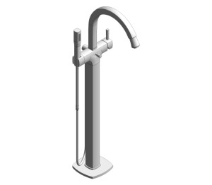 Product: GRANDERA Single-lever bath mixer 1/2″, floor mounted (24375000)