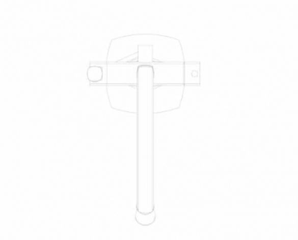 Product: GRANDERA Single-lever bath mixer 1/2″, floor mounted (24375000)