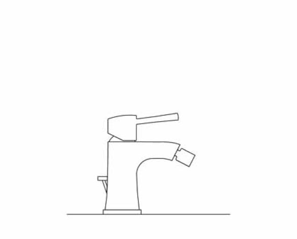 Product: GRANDERA Bidet mixer 1/2″ M-Size (24372000)