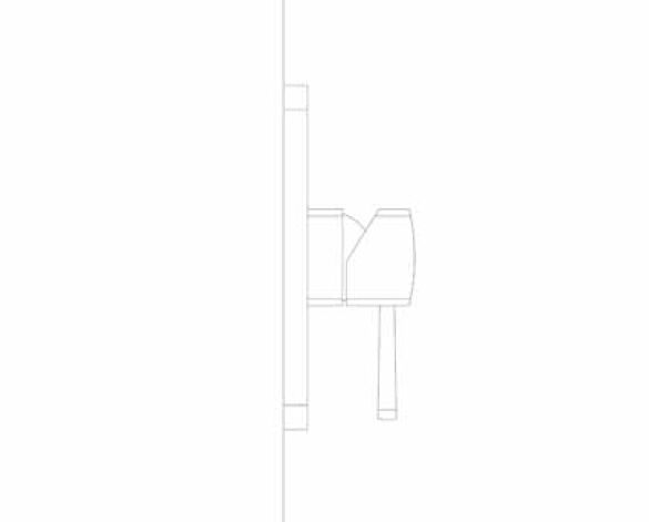 Revit, Bim, Store, Components, MEP, Object, Grohe, Plumbing, Fixtures, 14, METRIC, Grandera, Single, Lever, Shower, Mixer, Trim, 19932000