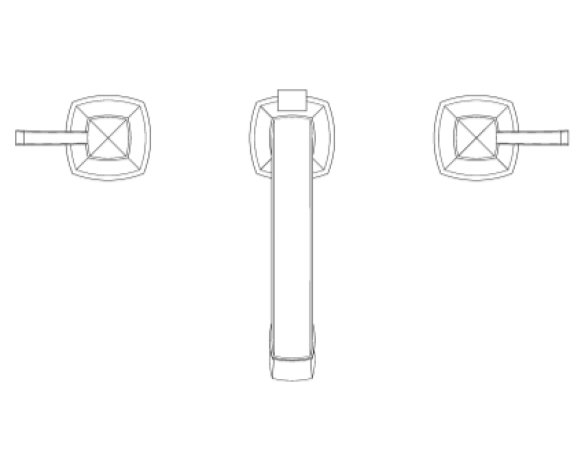Product: GRANDERA Three-hole basin mixer 1/2″ M-Size (20619000)