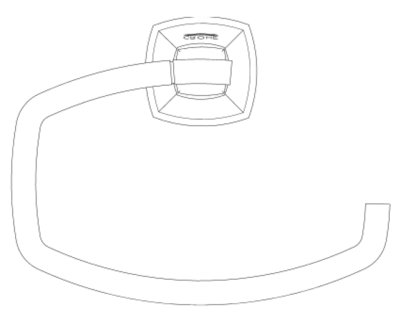 Product: GRANDERA Toilet roll holder (40908000)