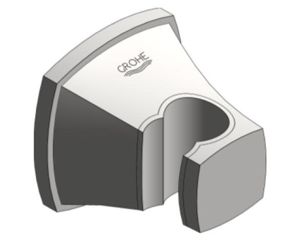Product: GRANDERA Wall hand Shower holder (26896000)