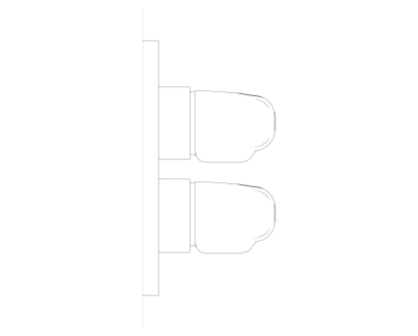 Revit, Bim, Store, Components, MEP, Object, Grohe, Plumbing, Fixtures, 14, METRIC, Allure, Brilliant, Thermostat, 19792000