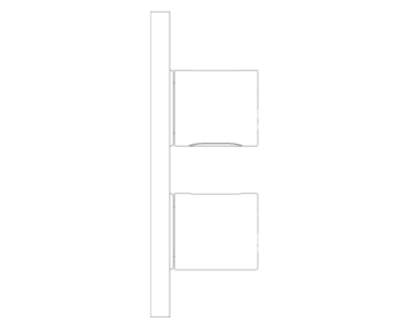 Revit, Bim, Store, Components, MEP, Object, Grohe, Plumbing, Fixtures, METRIC, Grohtherm, 3000, Cosmopolitan, Thermostat, integrated, 2-way, diverter, 19963000