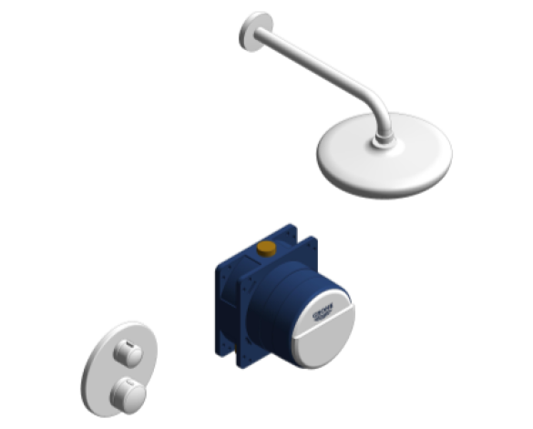 Image of Grohe Grohtherm Bundle - 34726000