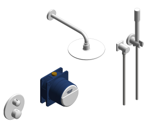 Product: Grohe Grohtherm Round Bundle Perfect Shower Set 210 - 34732000