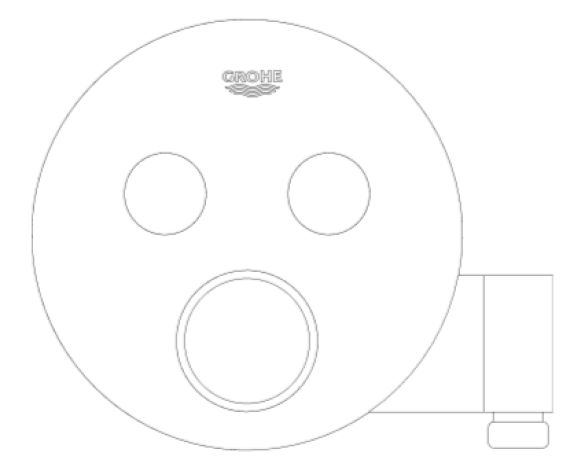 Revit, Bim, Store, Components, MEP, Object, Grohe, Plumbing, Fixtures, 14, METRIC, Grohtherm, Smart, Control, Thermostat, 29120000
