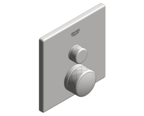 Revit, Bim, Store, Components, MEP, Object, Grohe, Plumbing, Fixtures, 14, METRIC, Grohtherm, Smart, Control, Thermostat, 29123000