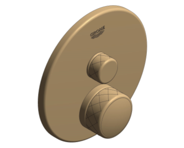 Revit, Bim, Store, Components, MEP, Object, Grohe, Plumbing, Fixtures, 14, METRIC, Grohtherm, Smart, Control, Thermostat, 29136EN0