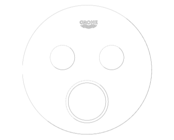 Revit, Bim, Store, Components, MEP, Object, Grohe, Plumbing, Fixtures, 14, METRIC, Grohtherm, Smart, Control, Thermostat, 29151LS0