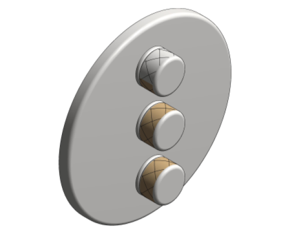 Revit, Bim, Store, Components, MEP, Object, Grohe, Plumbing, Fixtures, 14, METRIC, Grohtherm, Smart, Control, Triple, Volume, Control, 29122000