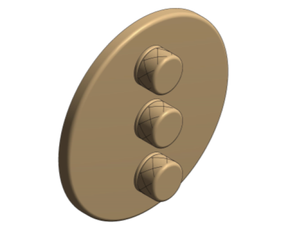 Revit, Bim, Store, Components, MEP, Object, Grohe, Plumbing, Fixtures, 14, METRIC, Grohtherm, Smart, Control, Triple, Volume, Control, 29122EN0
