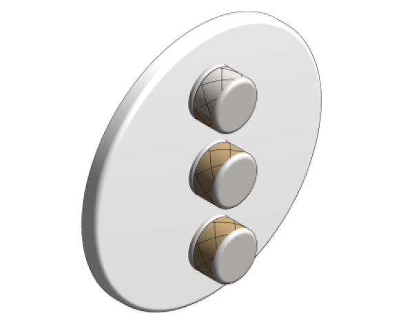Revit, Bim, Store, Components, MEP, Object, Grohe, Plumbing, Fixtures, 14, METRIC, Grohtherm, Smart, Control, Triple, Volume, Control, 29152LS0