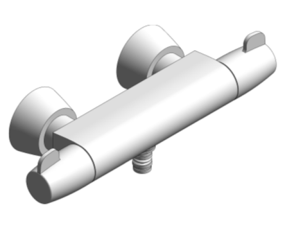 Revit, Bim, Store, Components, MEP, Object, Grohe, Plumbing, Fixtures, 14, METRIC, Grohtherm, Special, Thermostatic, Basin, Mixer, 34666000