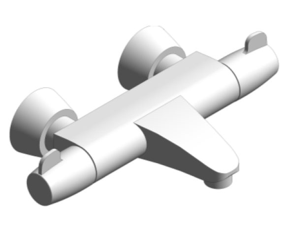 Revit, Bim, Store, Components, MEP, Object, Grohe, Plumbing, Fixtures, 14, METRIC, Grohtherm, Special, Thermostatic, Bath, Mixer, 34665000