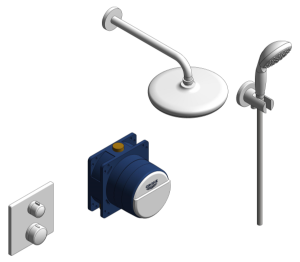 Product: Grohe Grohtherm Square Bundle - 34729000