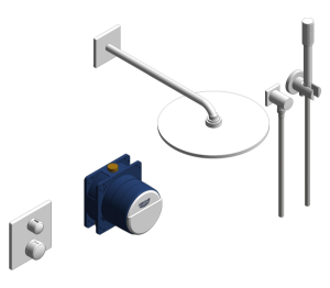 Product: Grohe Grohtherm Square Bundle Perfect Shower Set 310 - 34730000