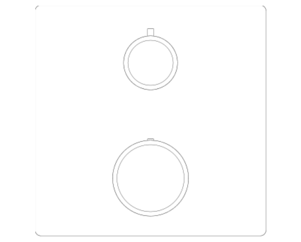 Images of Grohe Grohtherm Square Thermostatic Mixer - 24079000