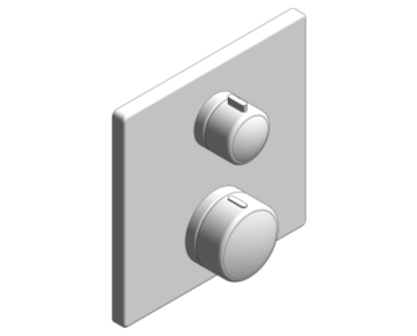 Images of Grohe Grohtherm Square Thermostatic Mixer - 24080000