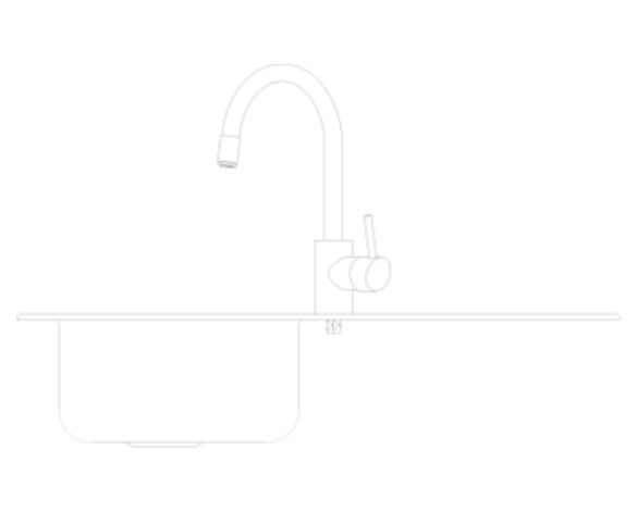 Revit, Bim, Store, Components, MEP, Object, Plumbing, Fixtures, METRIC, Grohe, Kitchen, Chrome, Sink, Bundle, K400, 31570SD0