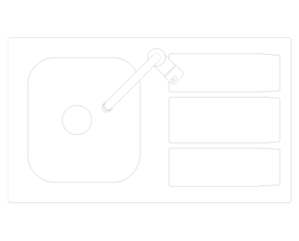 Revit, Bim, Store, Components, MEP, Object, Plumbing, Fixtures, METRIC, Grohe, Kitchen, Chrome, Sink, Bundle, K400, 31570SD0