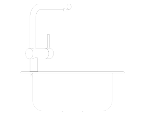 Revit, Bim, Store, Components, MEP, Object, Plumbing, Fixtures, METRIC, Grohe, Kitchen, Chrome, Sink, Bundle, K500, 31573SD0