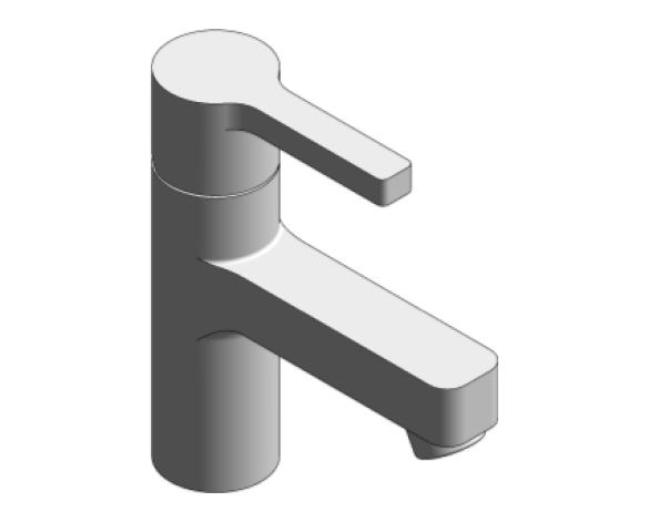 Revit, Bim, Store, Components, MEP, Object, Grohe, Plumbing, Fixtures, Lineare,Basin,mixer,1/2″,S-Size,23106001