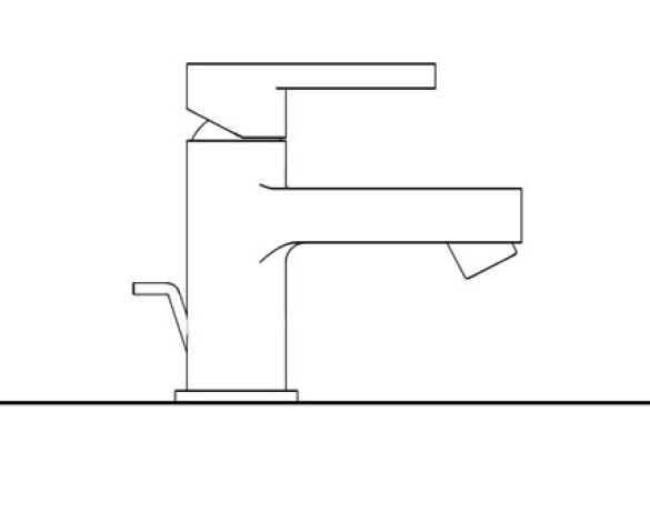 Revit, Bim, Store, Components, MEP, Object, Grohe, Plumbing, Fixtures, Lineare,Basin,mixer,1/2″,XS-Size,32109001