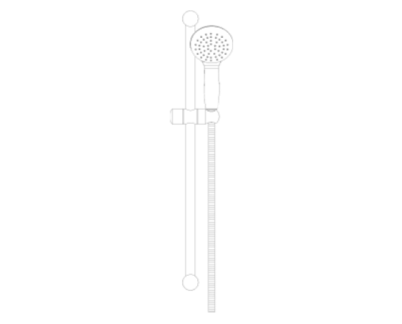 Revit, Bim, Store, Components, MEP, Object, Grohe, Plumbing, Fixtures, 14, METRIC, Tempesta 100, Shower, Rail, Set, 26162000