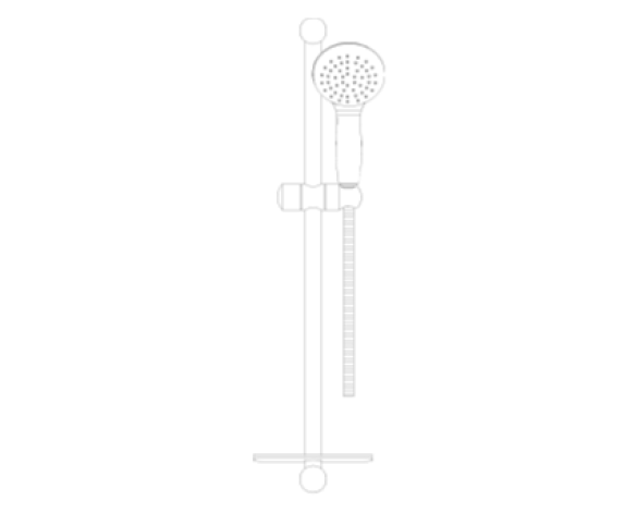 Revit, Bim, Store, Components, MEP, Object, Grohe, Plumbing, Fixtures, 14, METRIC, Tempesta 100, Shower, Rail, Set, 27926000