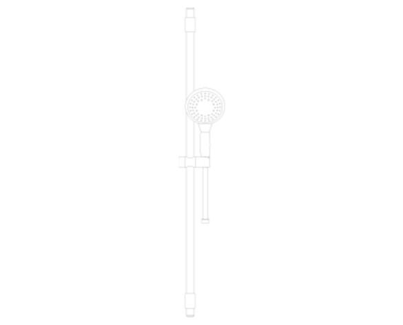 Revit, Bim, Store, Components, MEP, Object, Grohe, Plumbing, Fixtures, METRIC, Hot, Cold, Water, WC, Bathroom, Power, &, Soul, 130, Shower, rail, set, 4, +, sprays, 27738000