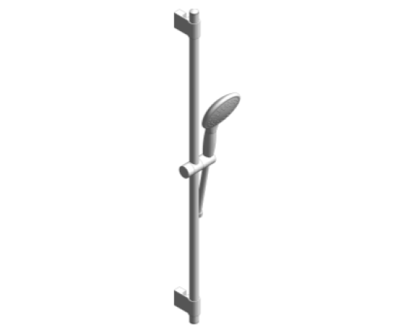 Revit, Bim, Store, Components, MEP, Object, Grohe, Plumbing, Fixtures, METRIC, Hot, Cold, Water, WC, Bathroom, Power, &, Soul, 130, Shower, rail, set, 4, +, sprays, 27738000
