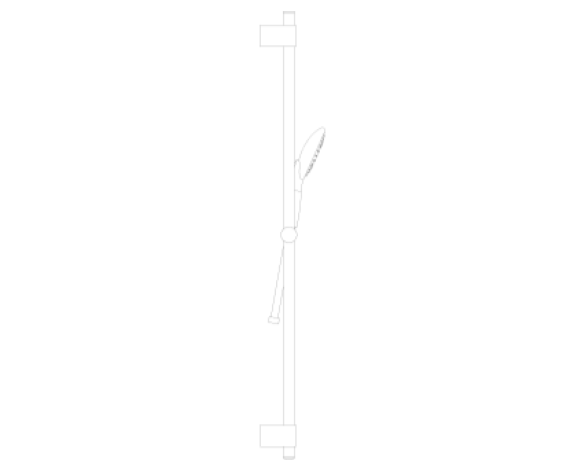 Revit, Bim, Store, Components, MEP, Object, Grohe, Plumbing, Fixtures, METRIC, Hot, Cold, Water, WC, Bathroom, Power, &, Soul, 130, Shower, rail, set, 4, +, sprays, 27738000