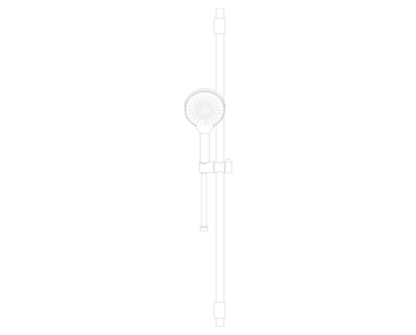 Revit, Bim, Store, Components, MEP, Object, Plumbing, Fixtures, METRIC, Grohe, Power, and, Soul, Shower, Rail, 27734000