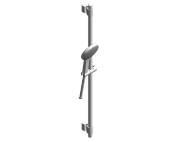 Revit, Bim, Store, Components, MEP, Object, Plumbing, Fixtures, METRIC, Grohe, Power, and, Soul, Shower, Rail, 27734000